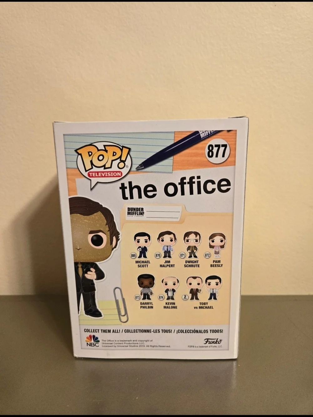 Funko Pop The Office Goldenface #877 Collectible Figure